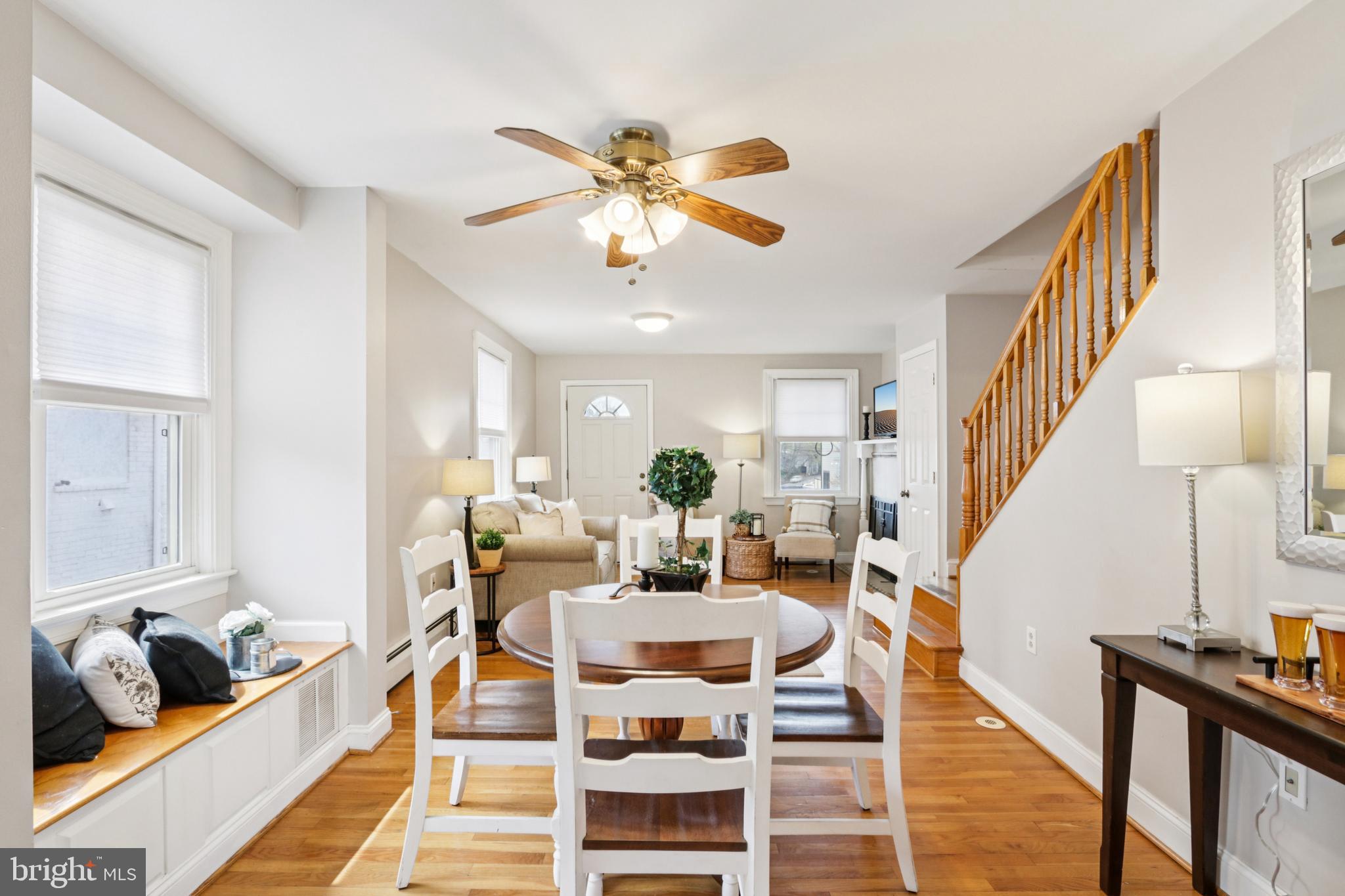 205 North Aberdeen Avenue Wayne, PA 19087 - Photo 10 of 46 a view of a dining room with furniture and wooden floor