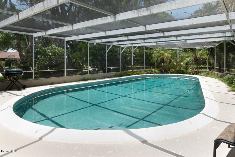 501 South Riverside Drive Indialantic, FL 32903 - Photo 21 of 24 Screened in Pool Area