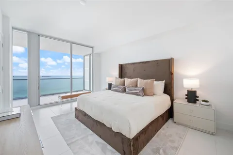 a view of an ocean from a balcony