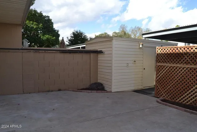 a view of front door and bedroom