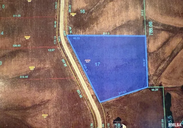 a view of a golf course with a street