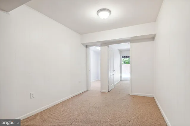 a view of an empty room