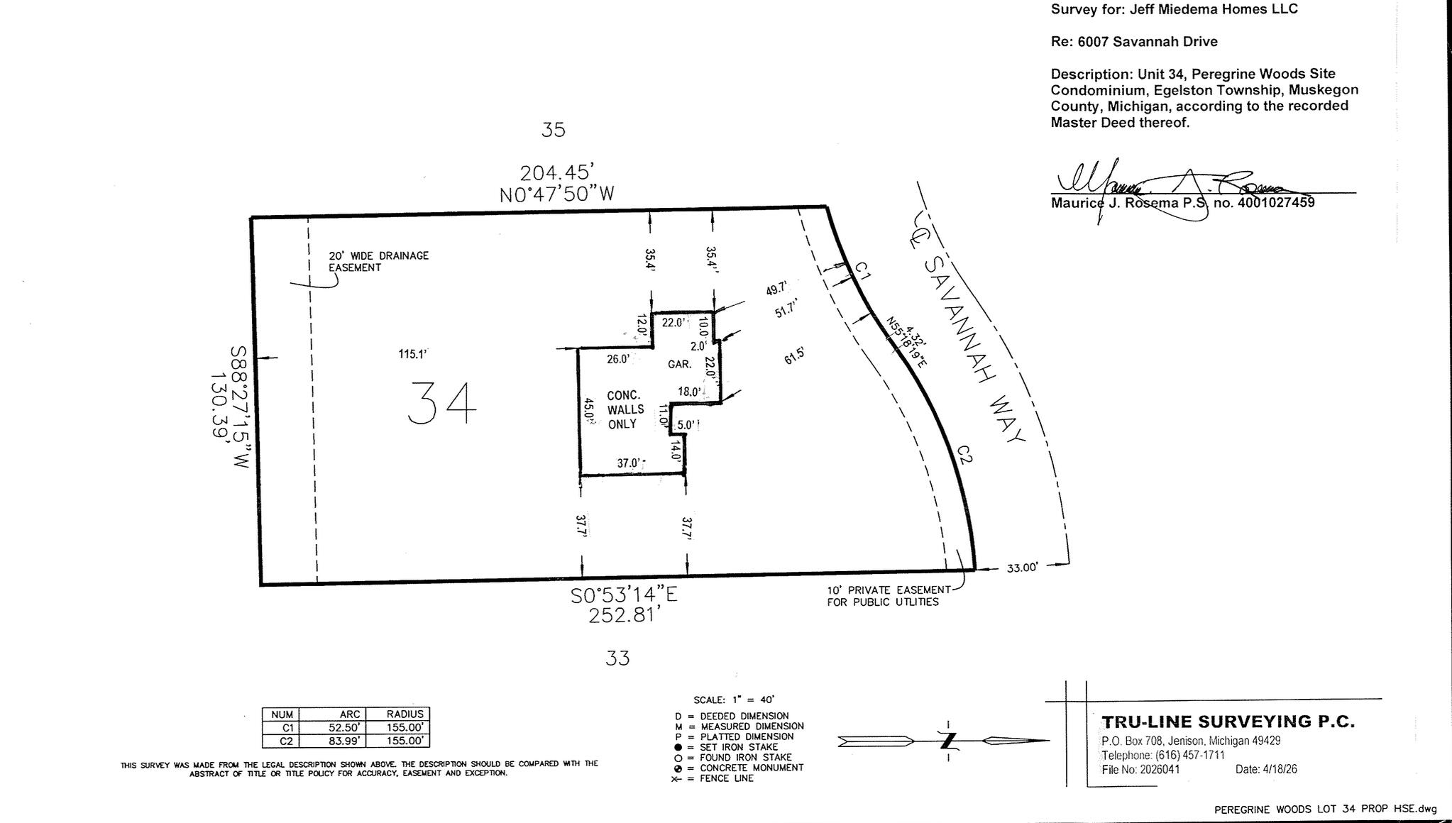 6007 Savannah Way, Unit 34 Muskegon, MI 49442 - Photo 12 of 64 SITE MAP #34