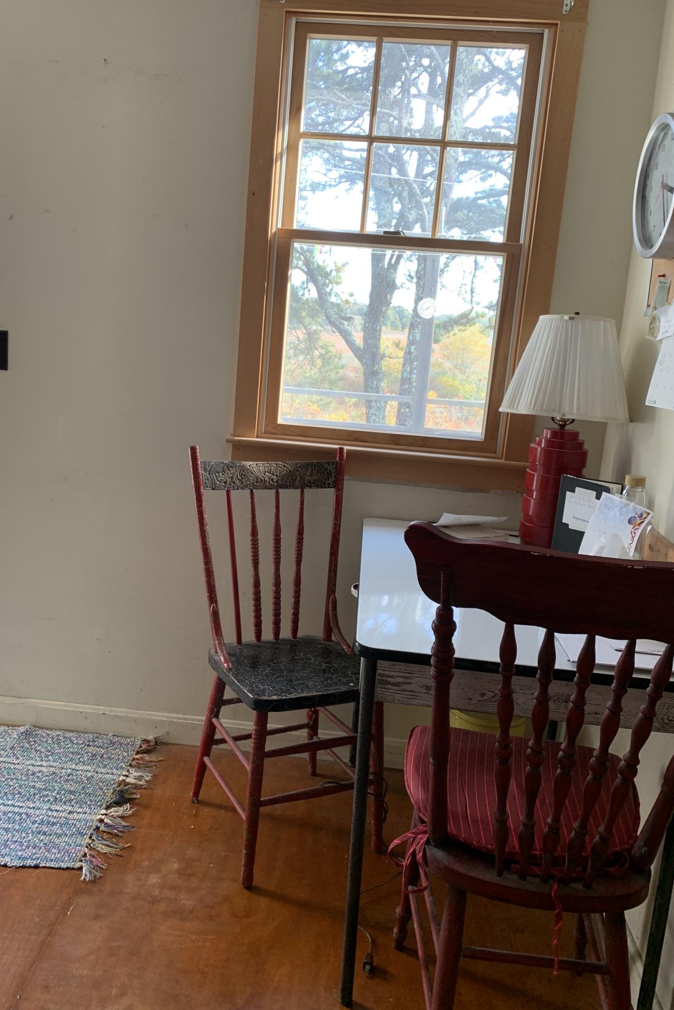 130 Peace Valley Road Wellfleet, MA 02667 - Photo 20 of 28 a view of a dining room with furniture and window