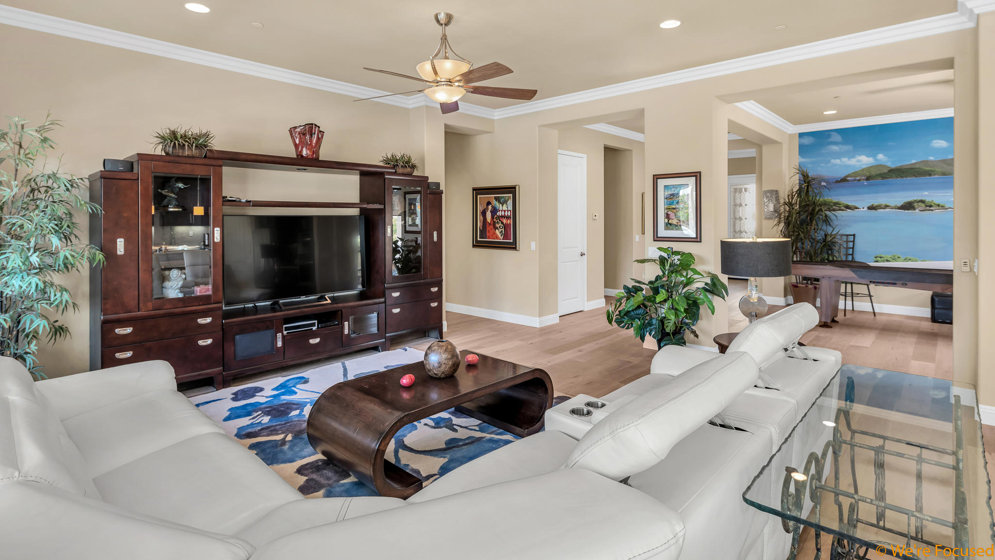 81884 Corte Valdemoro Indio, CA 92203 - Photo 14 of 31 a living room with furniture and a flat screen tv