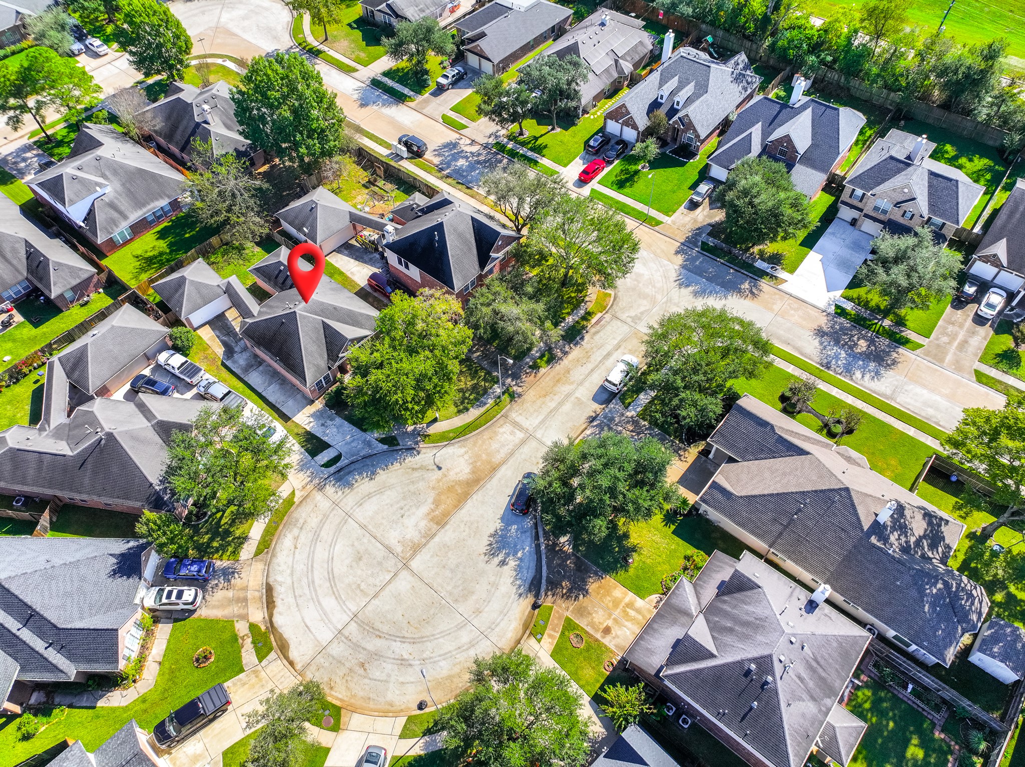 25506 Brisk Spring Court Spring, TX 77373 - Photo 40 of 45 an aerial view of a house