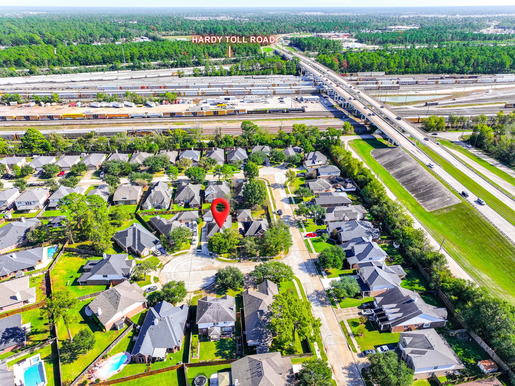 25506 Brisk Spring Court Spring, TX 77373 - Photo 45 of 45 a city view with lots of flowers in the background