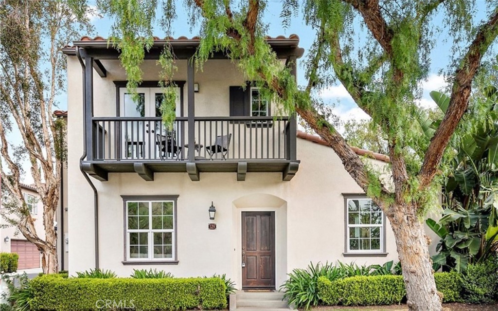 front view of a house with a small yard