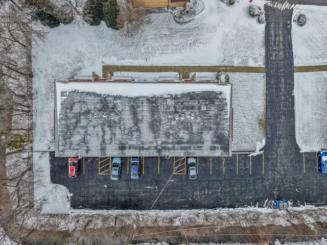 a view of a fireplace