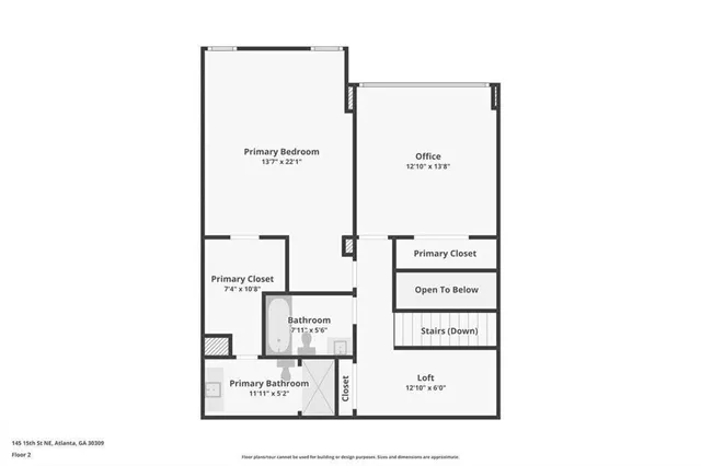 $425,000 | 145 15th Street Northeast, Unit 204, Atlanta, GA 30361