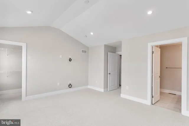 a view of an empty room