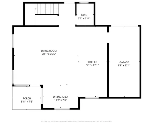 a picture of a wall with a white building