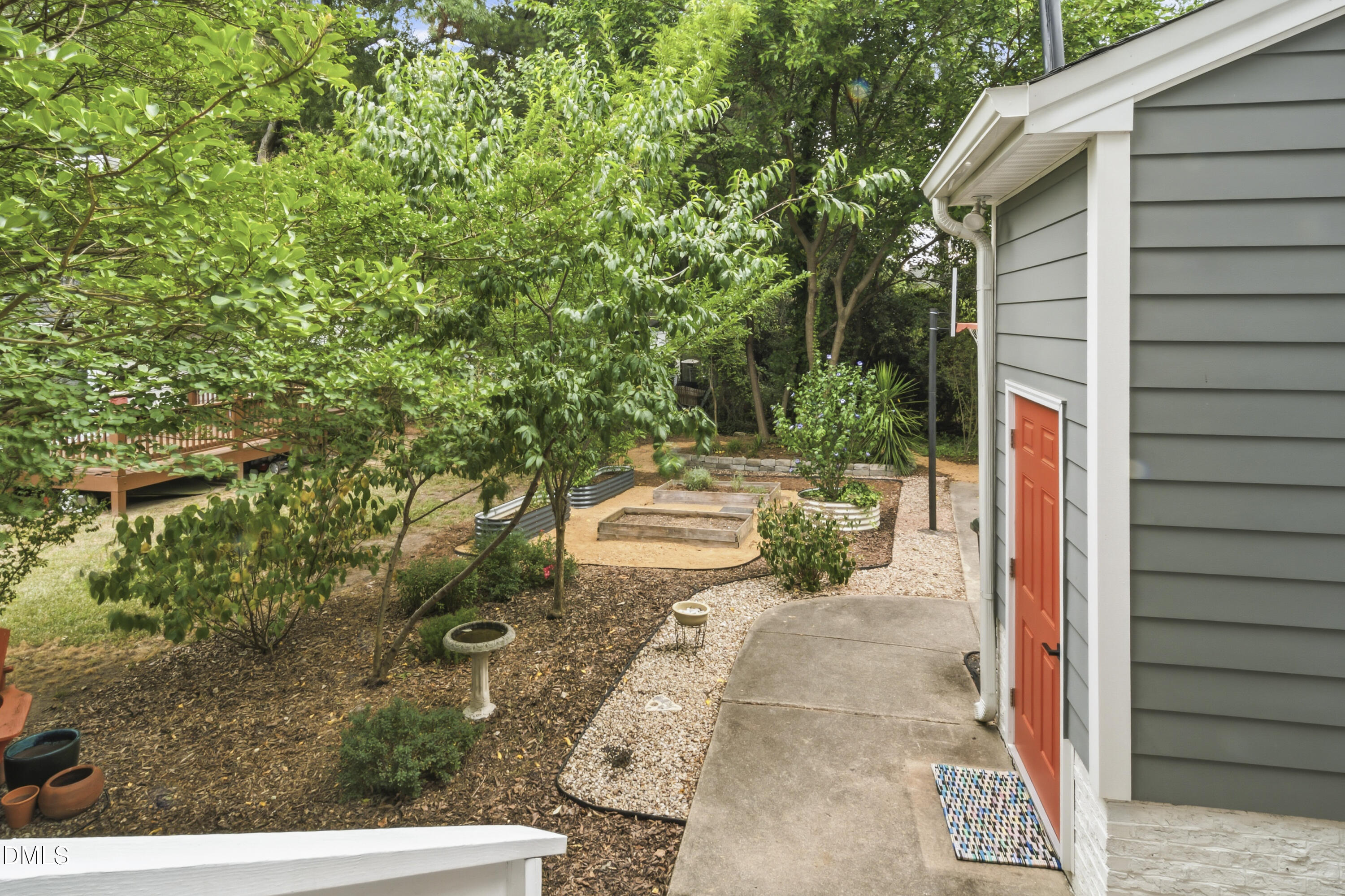 3004 West Annaley Drive Raleigh, NC 27604 - Photo 10 of 44 a view of a back yard of the house