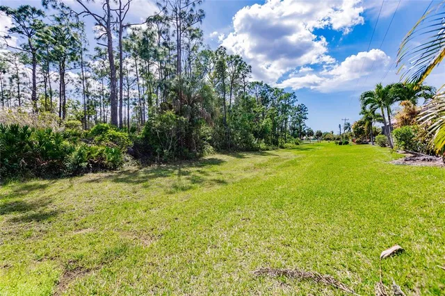 a view of a house with a big yard