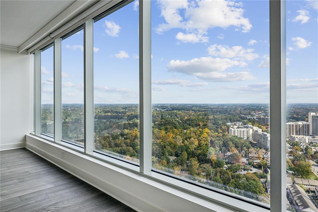 3630 Peachtree Road Northeast, Unit 3106 Atlanta, GA 30326 - Photo 13 of 41 a view of a city from a window