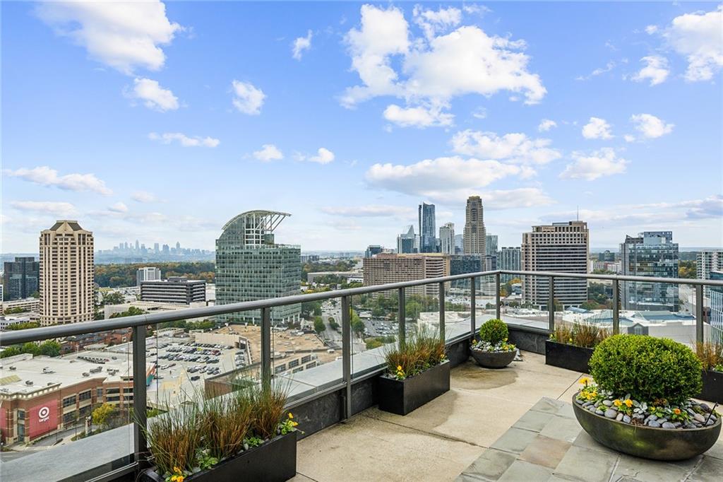 3630 Peachtree Road Northeast, Unit 3106 Atlanta, GA 30326 - Photo 35 of 41 a view of a city from a balcony