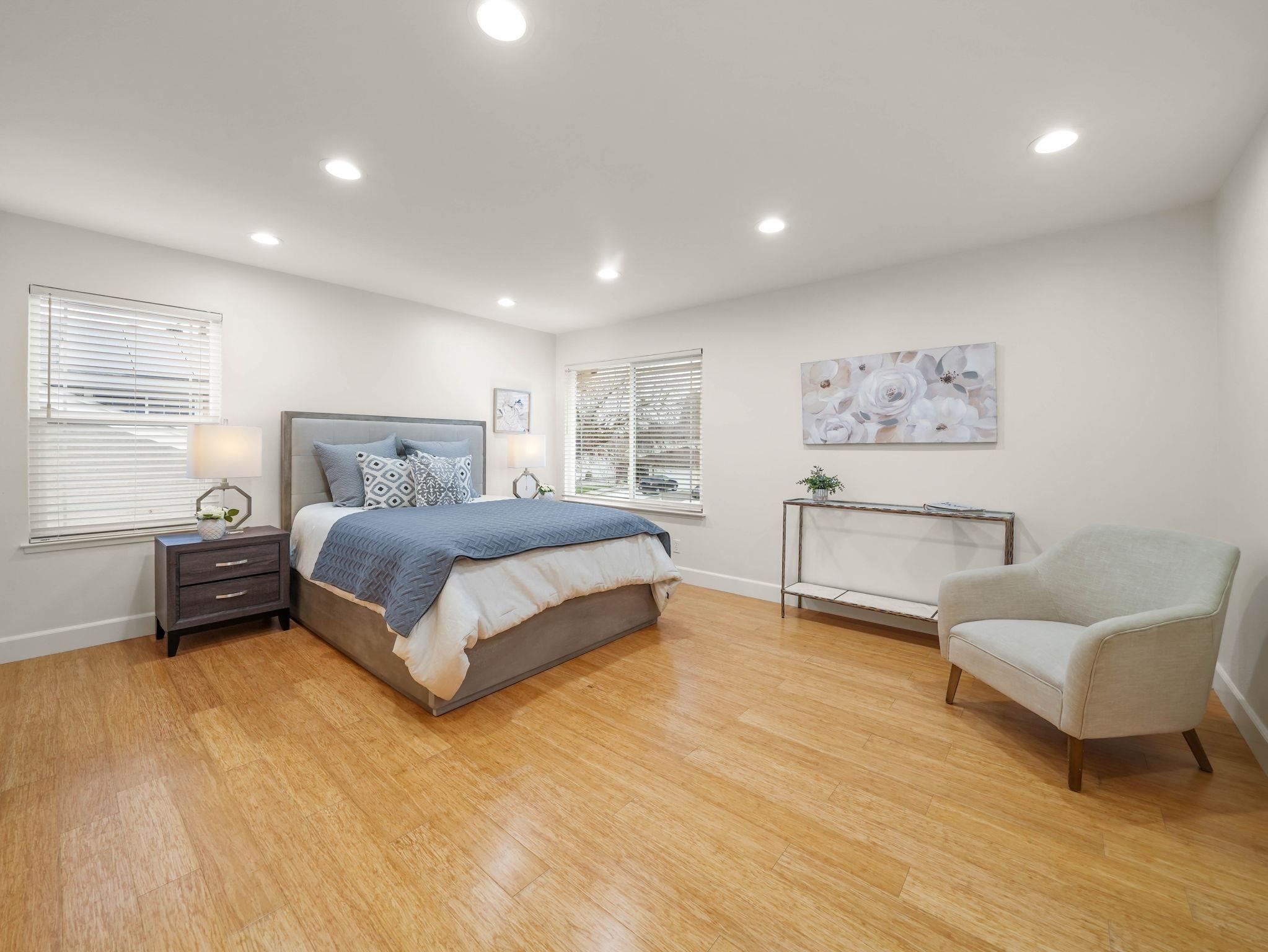 3433 Surry Place Fremont, CA 94536 - Photo 24 of 53 a bedroom with a bed and a couch