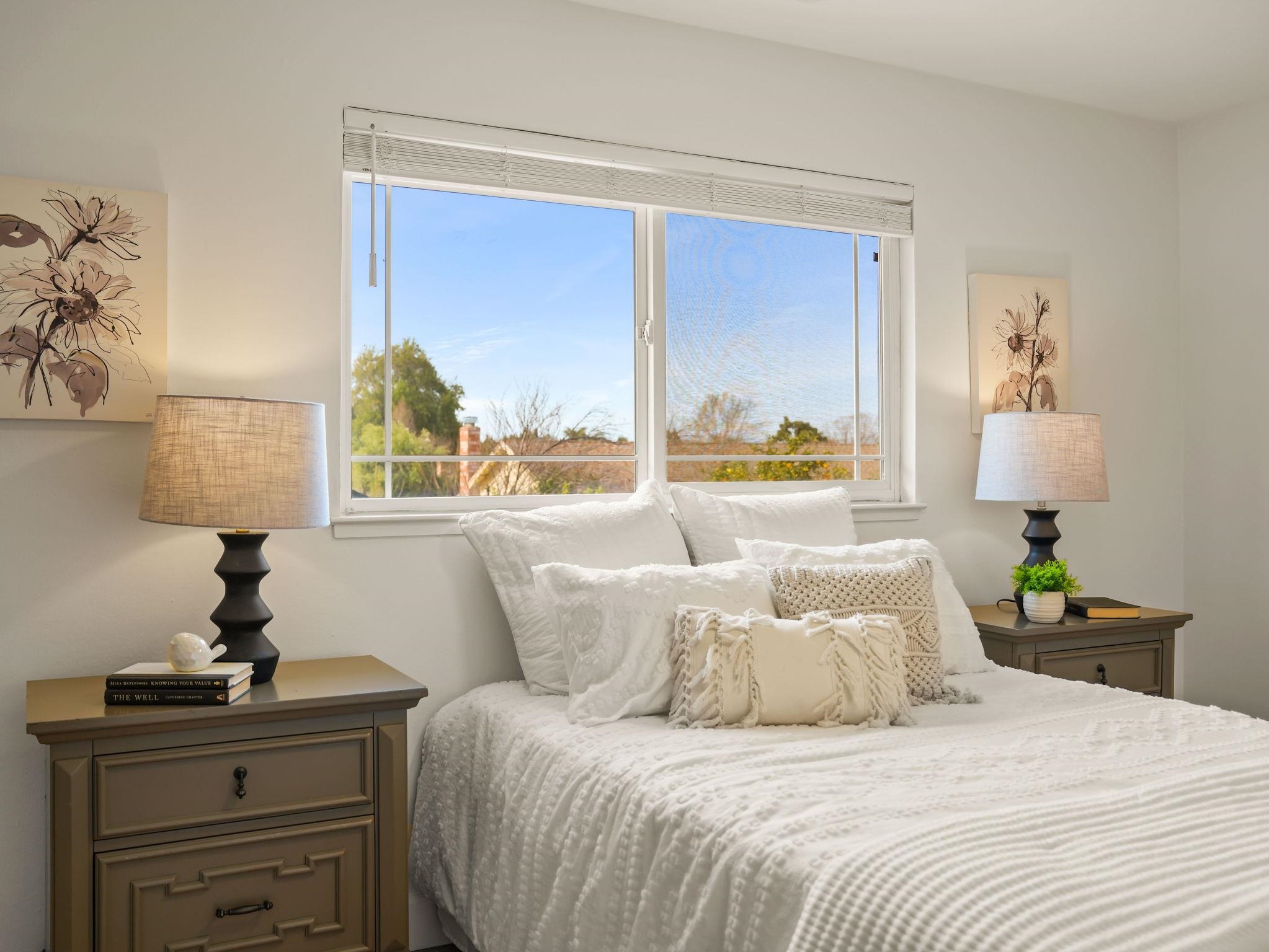 3433 Surry Place Fremont, CA 94536 - Photo 34 of 53 a bedroom with a large bed and a window