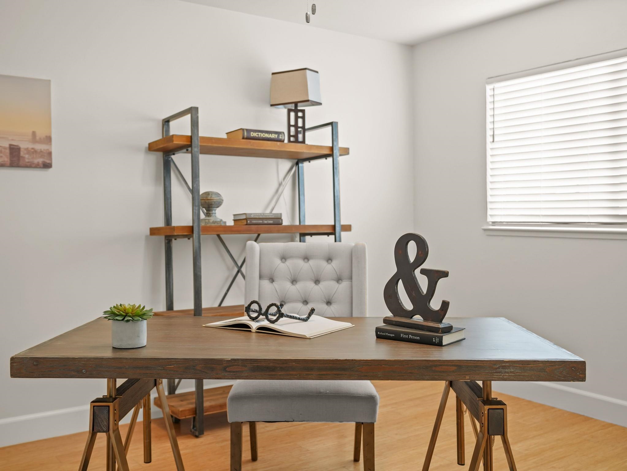 3433 Surry Place Fremont, CA 94536 - Photo 37 of 53 a view of a workspace with a table and chairs