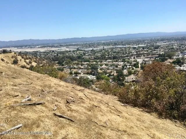 a view of city and mountain