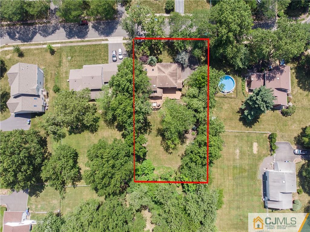 3 Pendleton Place Edison, NJ 08820 - Photo 45 of 47 an aerial view of residential house with outdoor space and swimming pool