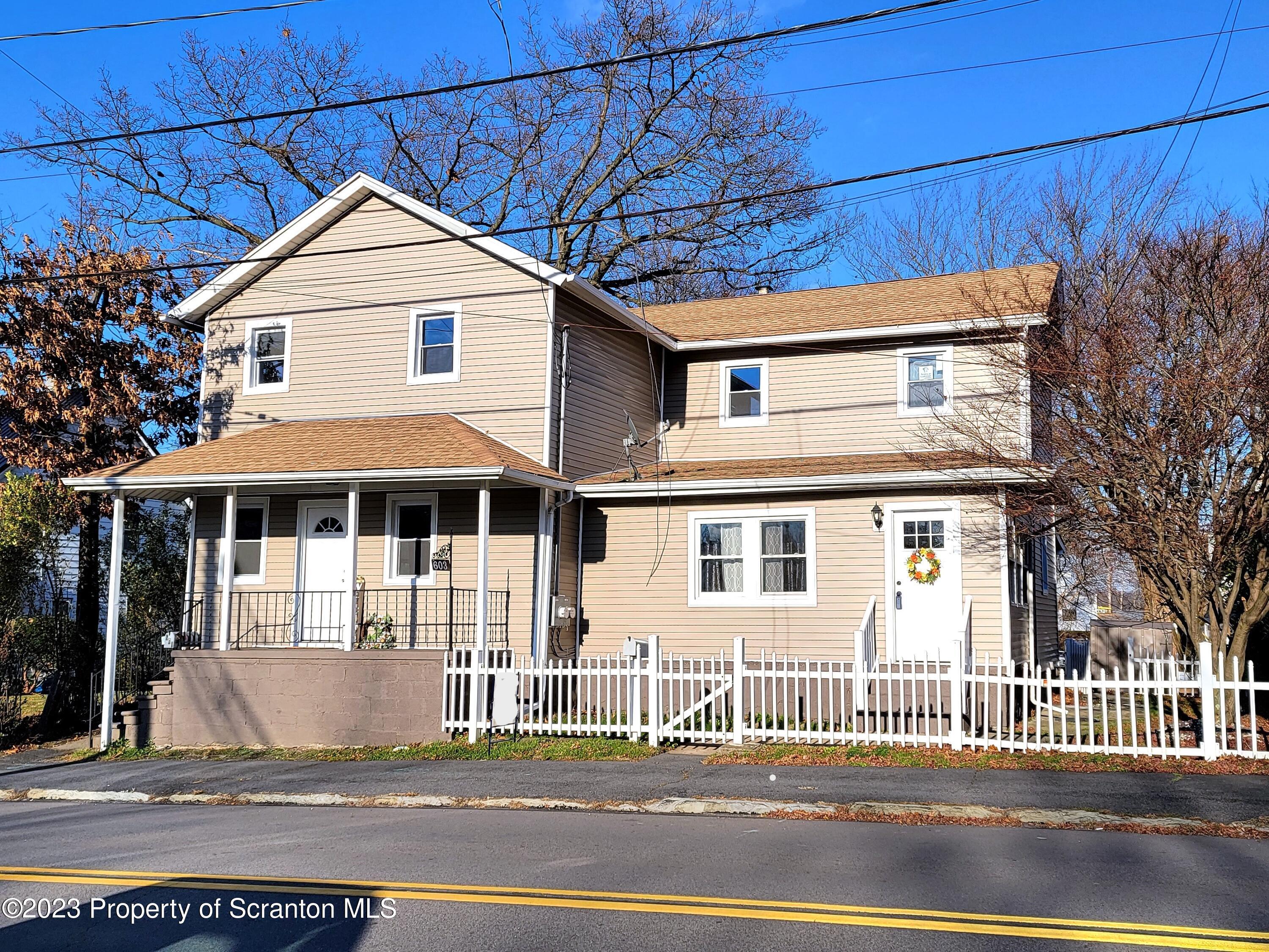 603 Spring Street Moosic, PA 18507 - Photo 1 of 13 603 Front
