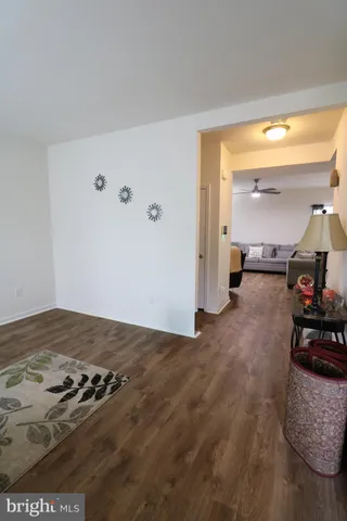 a view of kitchen and living room