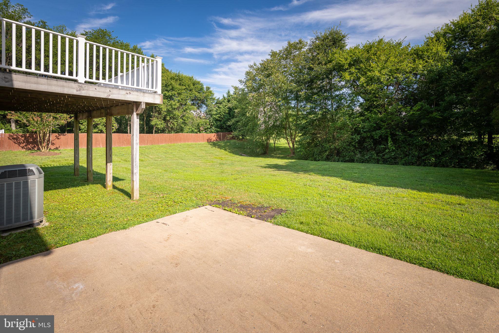 2111 Sebastian Road Fredericksburg, VA 22405 - Photo 44 of 45 Large Back Deck and Concrete Patio
