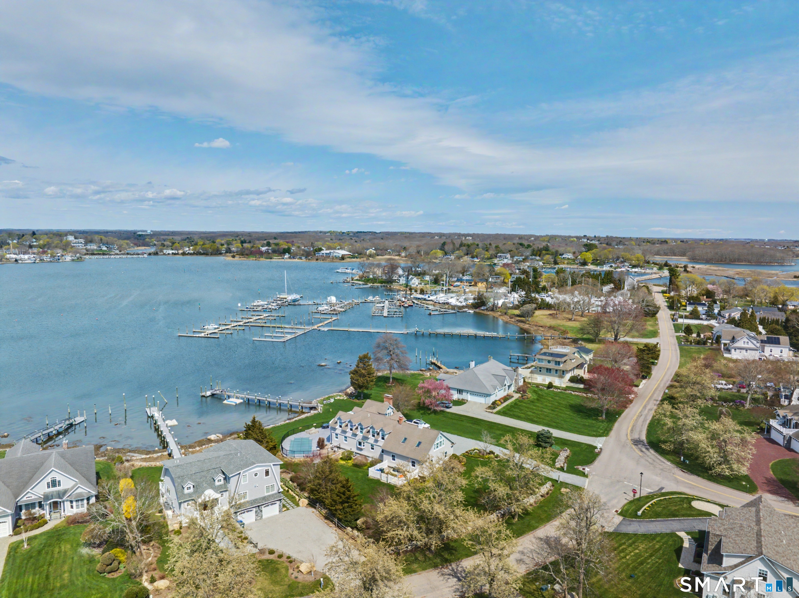 83 Old North Road Stonington, CT 06355 - Photo 33 of 40 an aerial view of a city