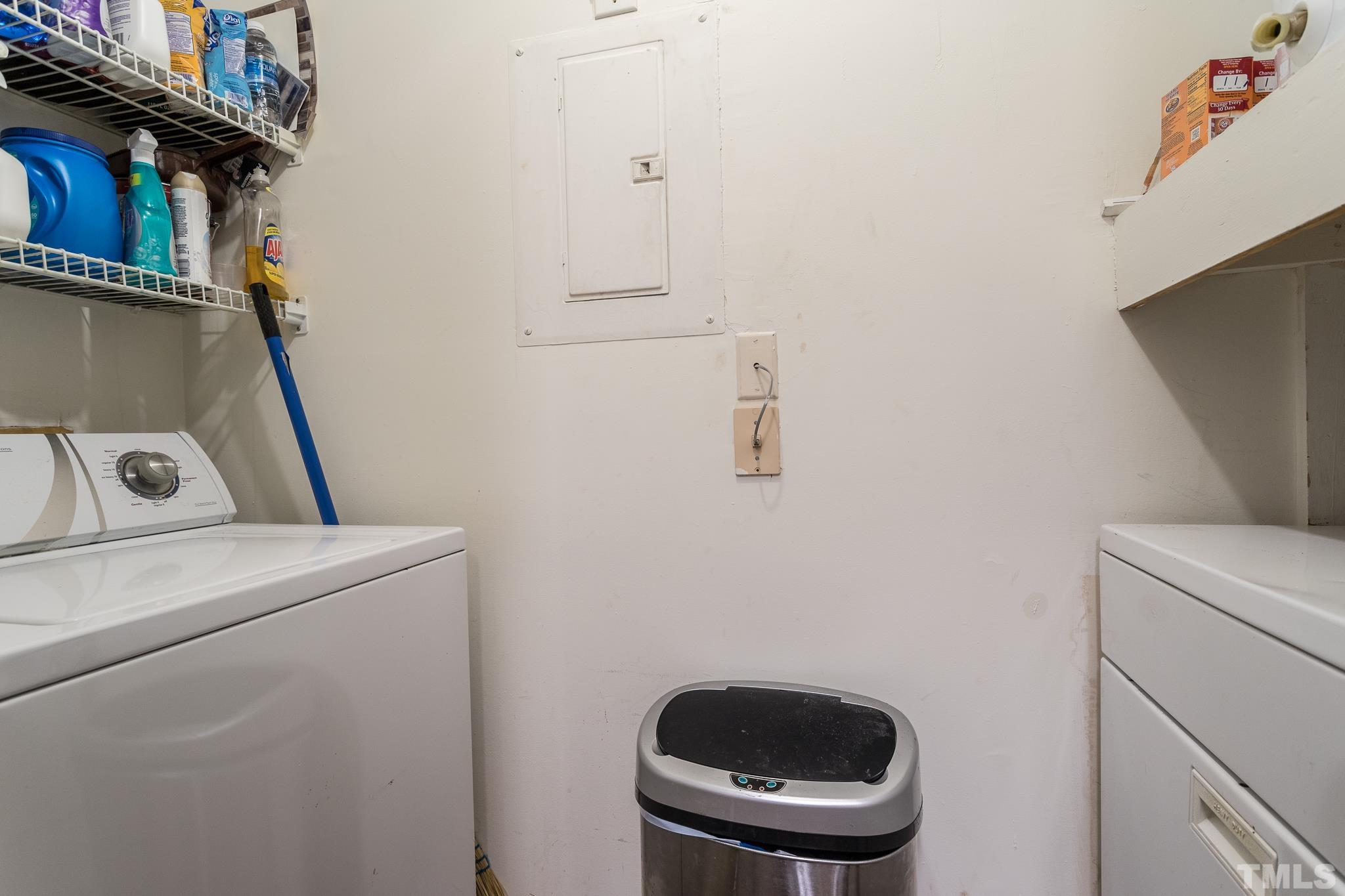 3706 Chimney Ridge Place, Unit 205 Durham, NC 27713 - Photo 14 of 18 a utility room with dryer and washer