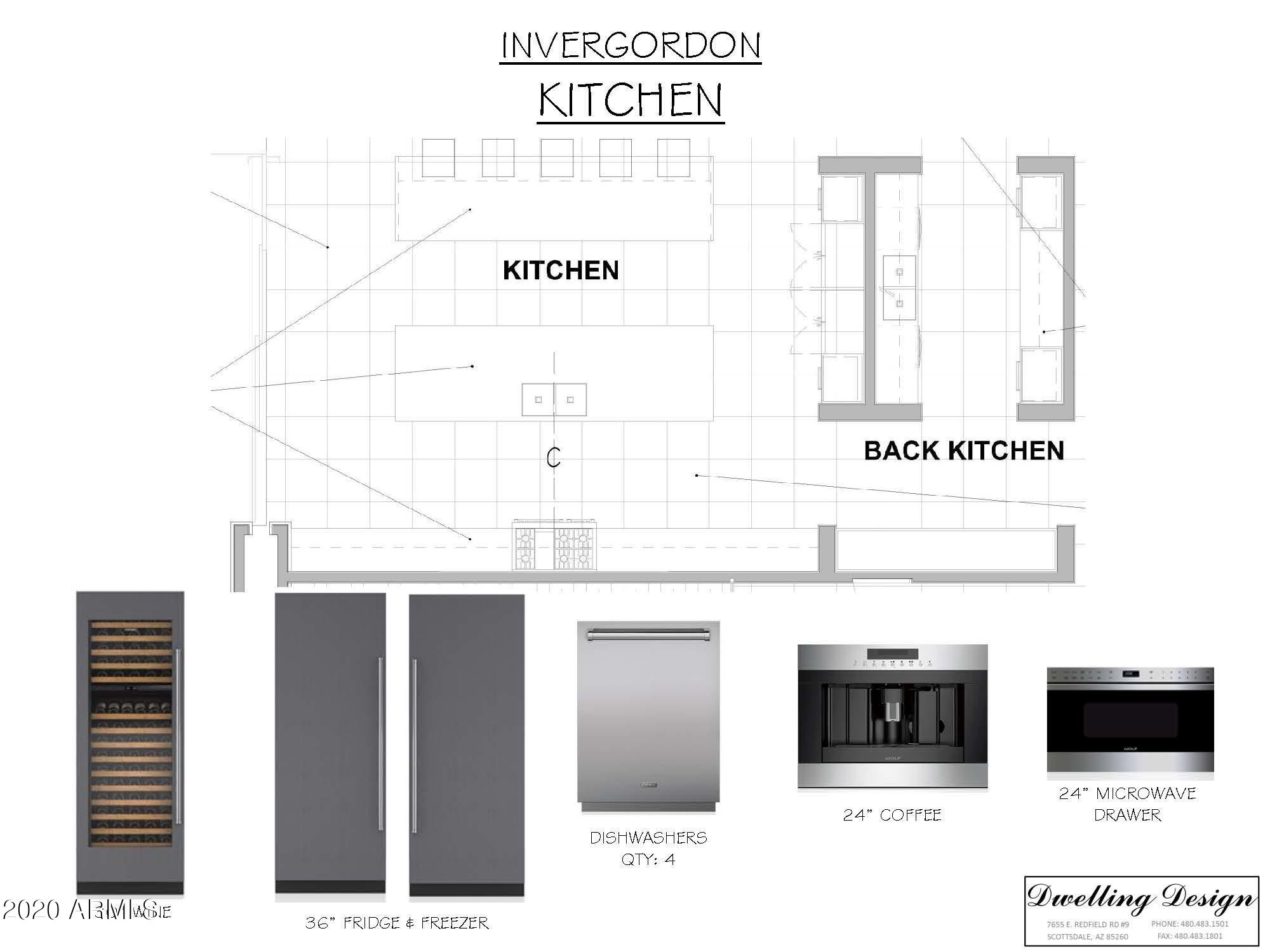 5641 North Invergordon Road Paradise Valley, AZ 85253 - Photo 39 of 71 kitchen board