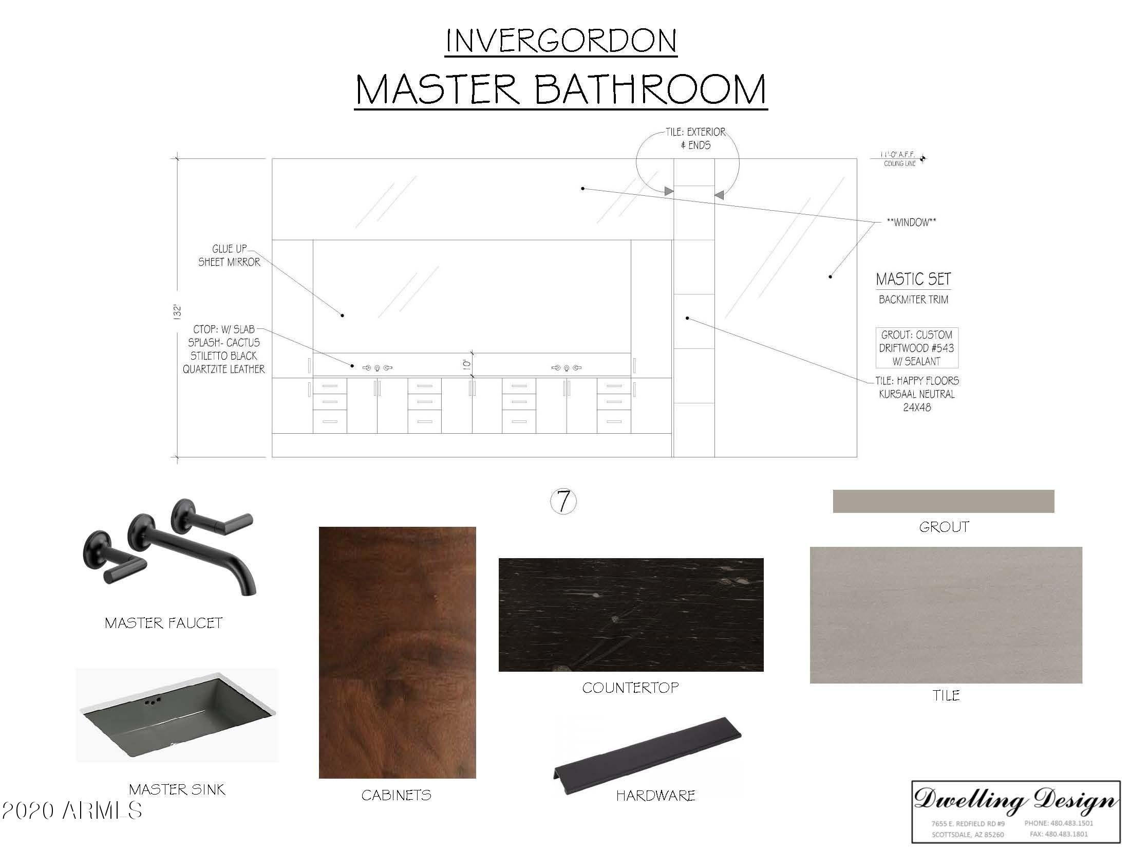 5641 North Invergordon Road Paradise Valley, AZ 85253 - Photo 57 of 71 master bathroom board