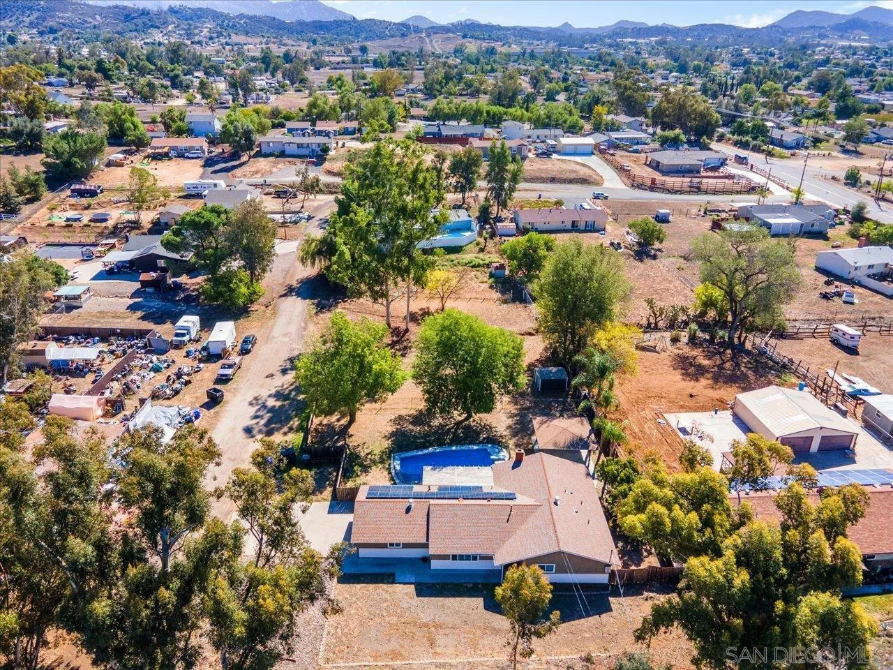 830 Steffy Road Ramona, CA 92065 - Photo 42 of 45 an aerial view of residential houses with outdoor space