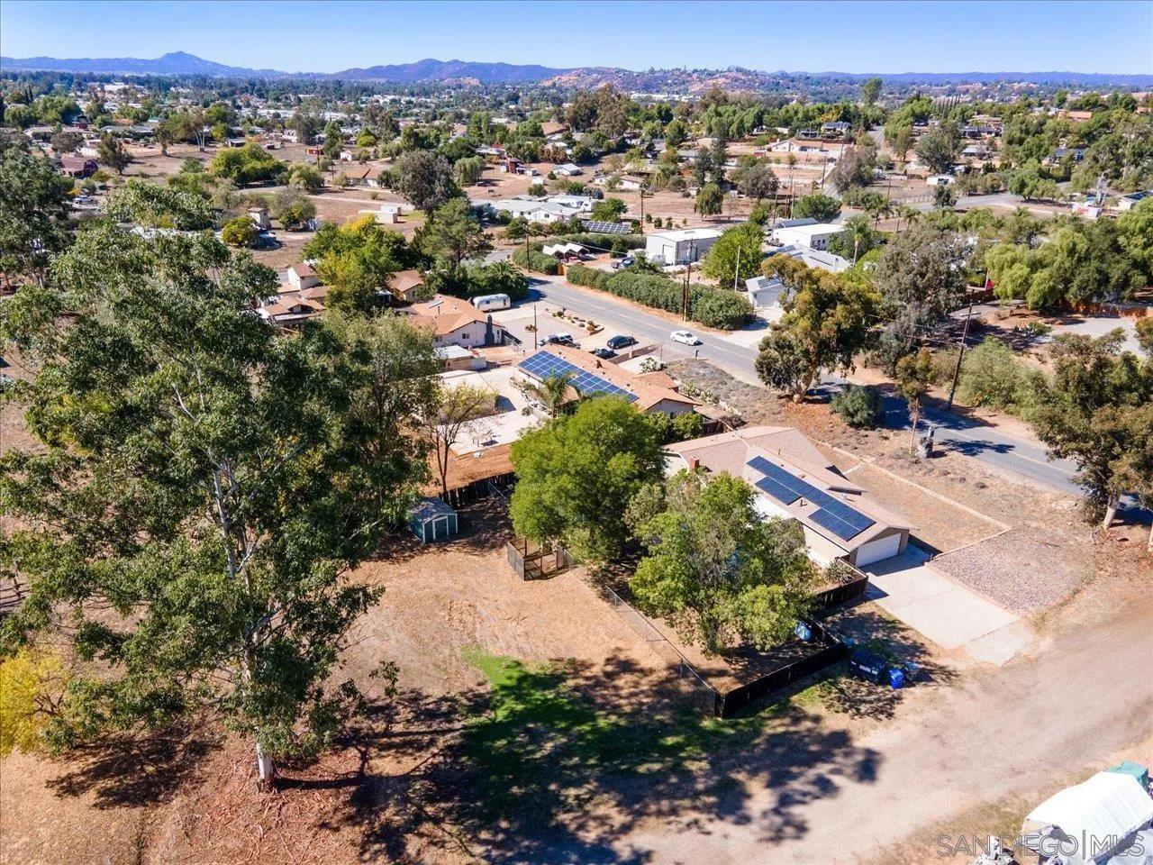 830 Steffy Road Ramona, CA 92065 - Photo 44 of 45 an aerial view of residential houses with outdoor space