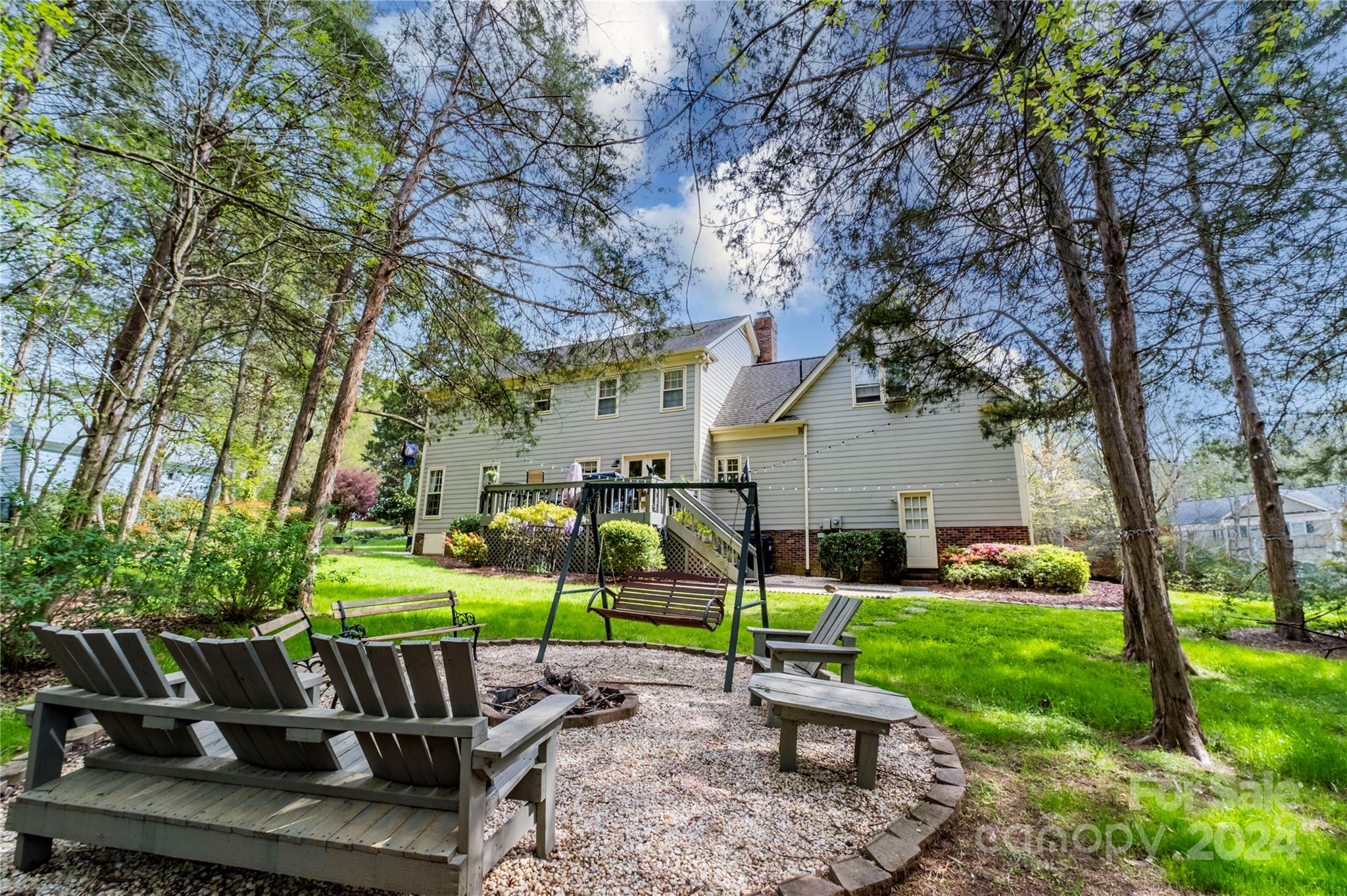 10744 Fairway Ridge Road Charlotte, NC 28277 - Photo 18 of 18 a view of a park with plants and trees
