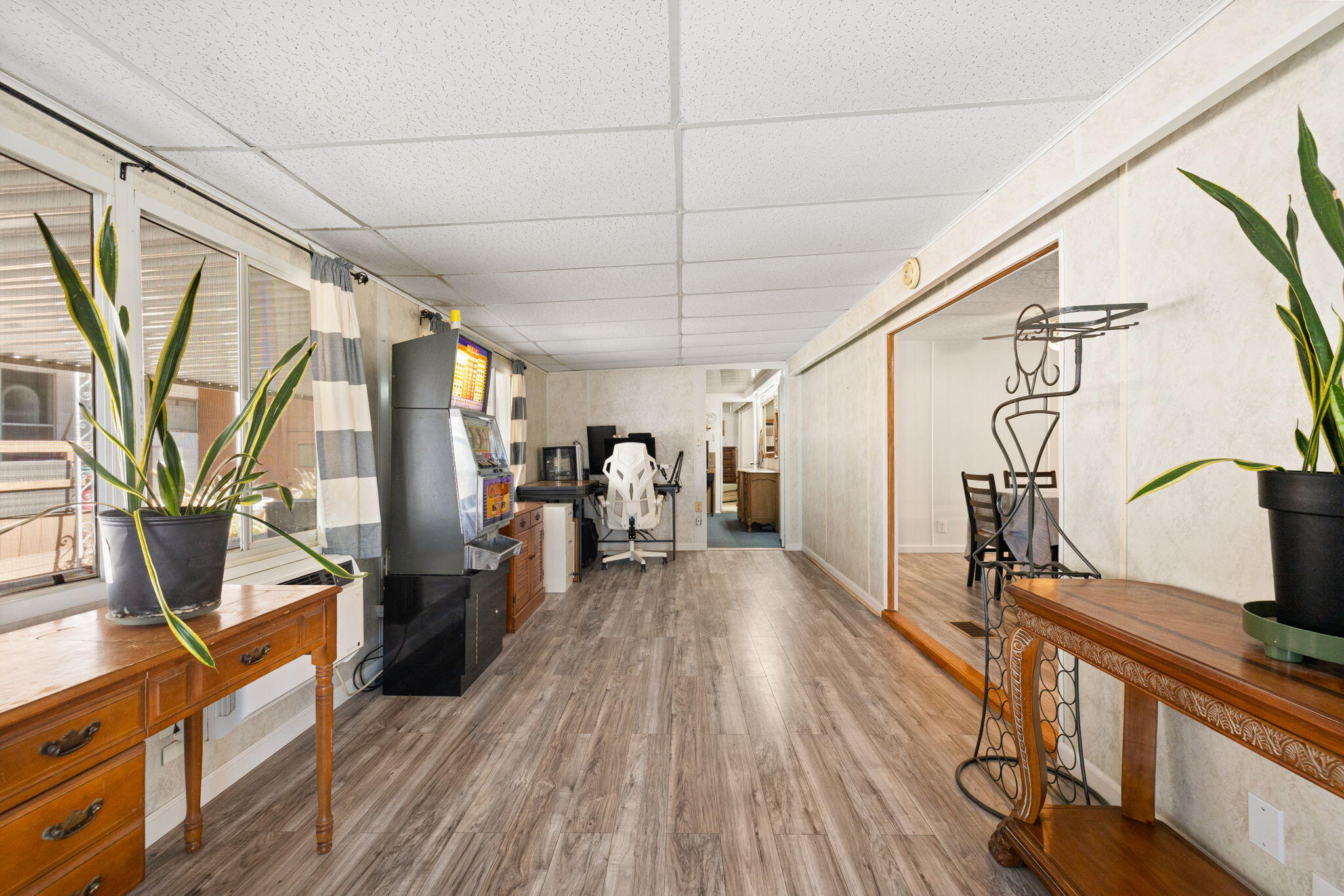 74711 Dillon Road, Unit 318 Desert Hot Springs, CA 92241 - Photo 7 of 53 a view of a room with wooden floor