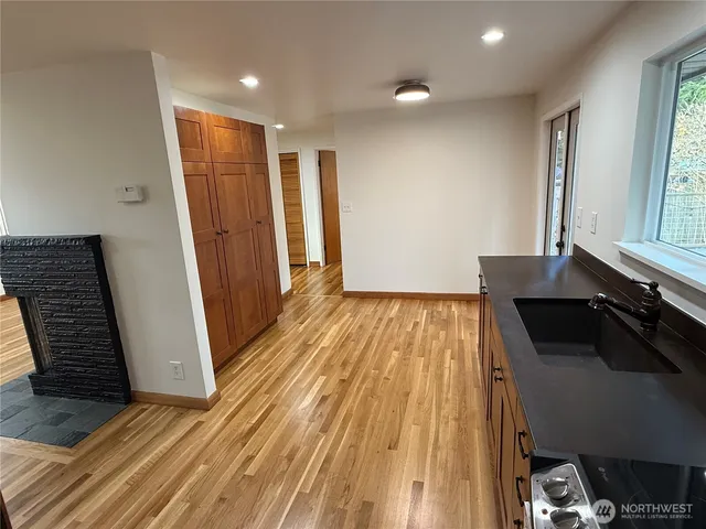 a view of outdoor space with seating