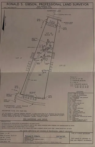 $173,000 | 932 Hammond Lake Drive, Fountain, FL 32438