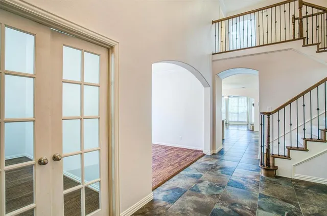 a view of front door