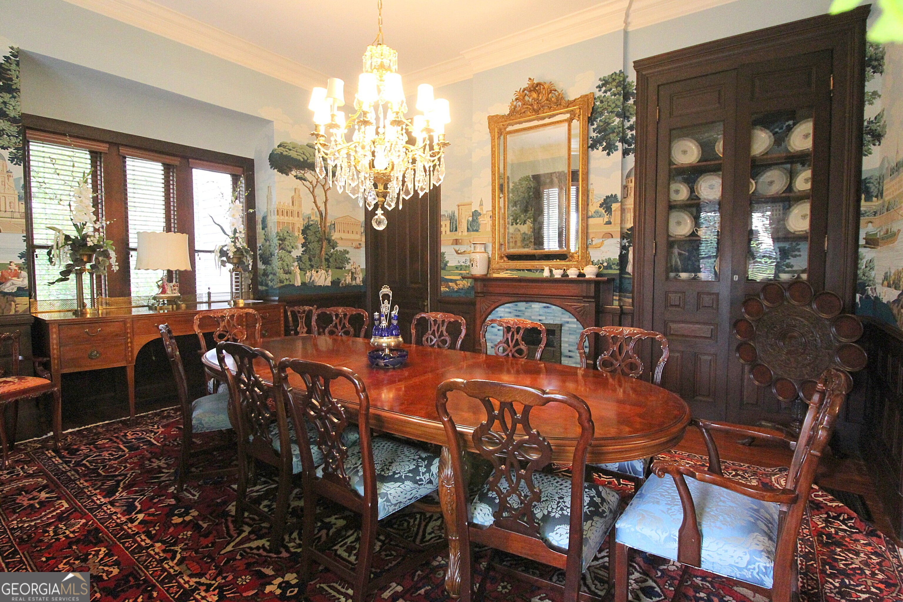 320 East 3rd Avenue Rome, GA 30161 - Photo 36 of 152 a view of a dining room with furniture large windows and wooden floor