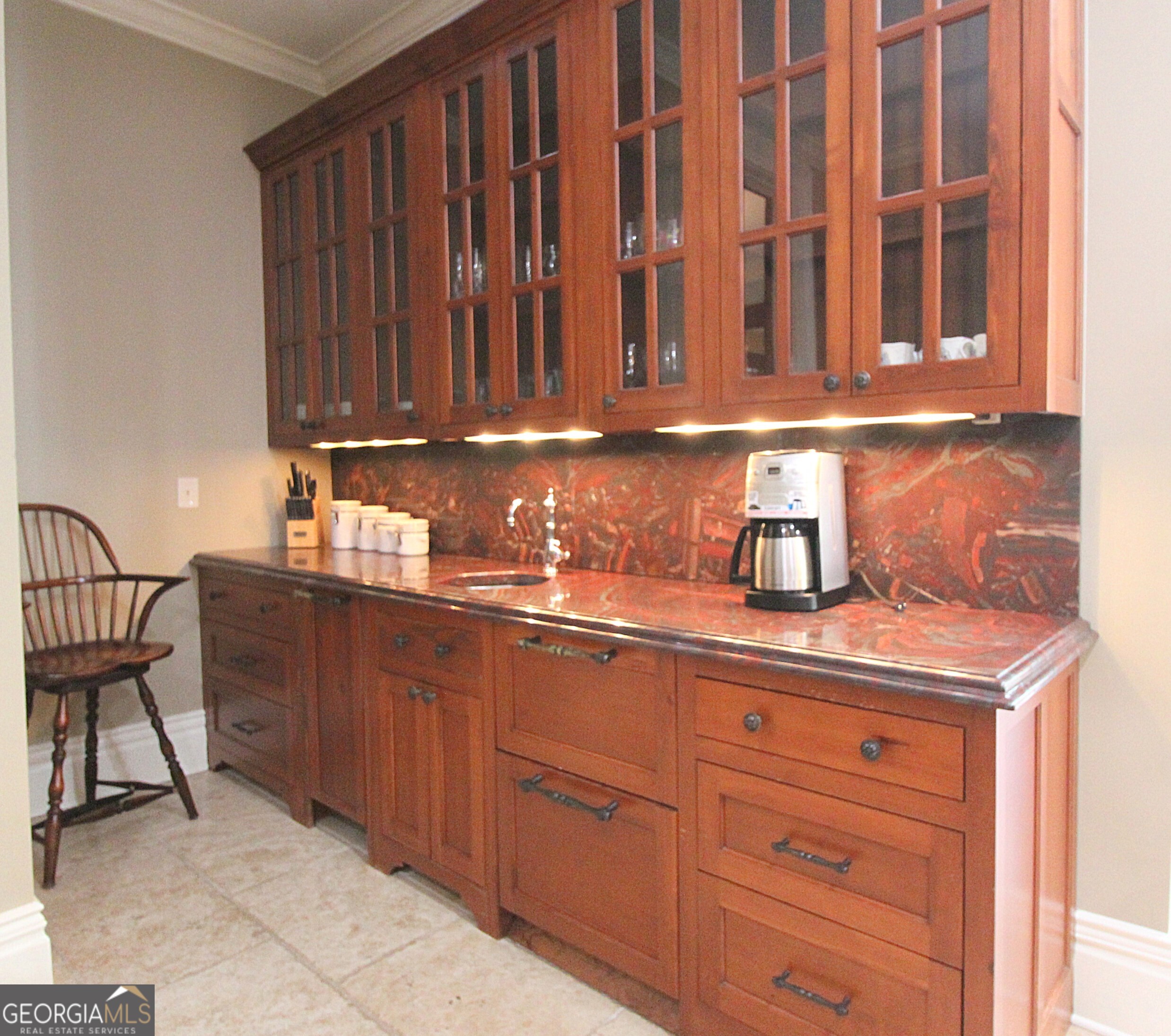 320 East 3rd Avenue Rome, GA 30161 - Photo 41 of 152 a kitchen with granite countertop a sink a stove and cabinets