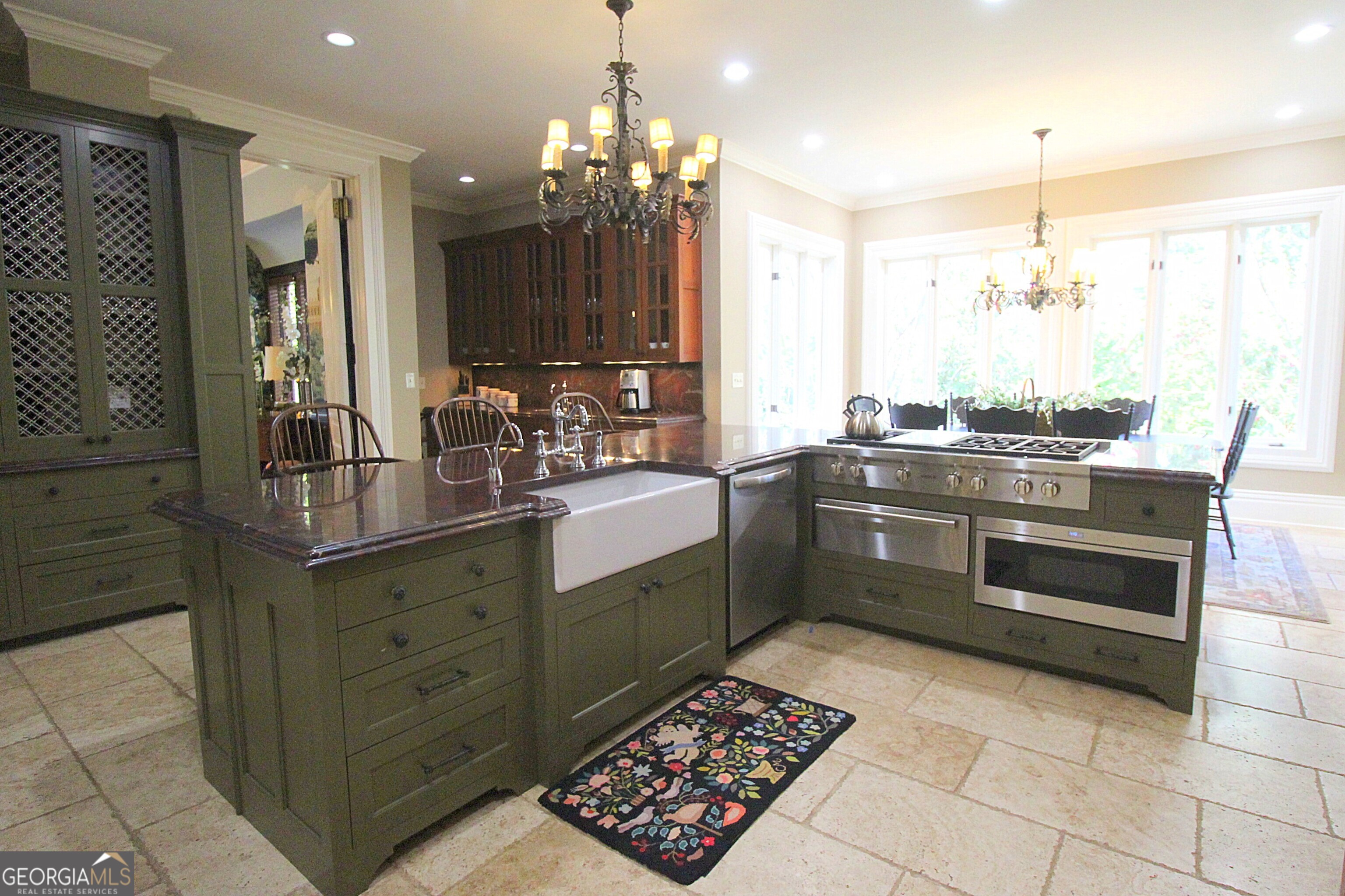 320 East 3rd Avenue Rome, GA 30161 - Photo 43 of 152 a kitchen with stainless steel appliances kitchen island granite countertop a sink and cabinets