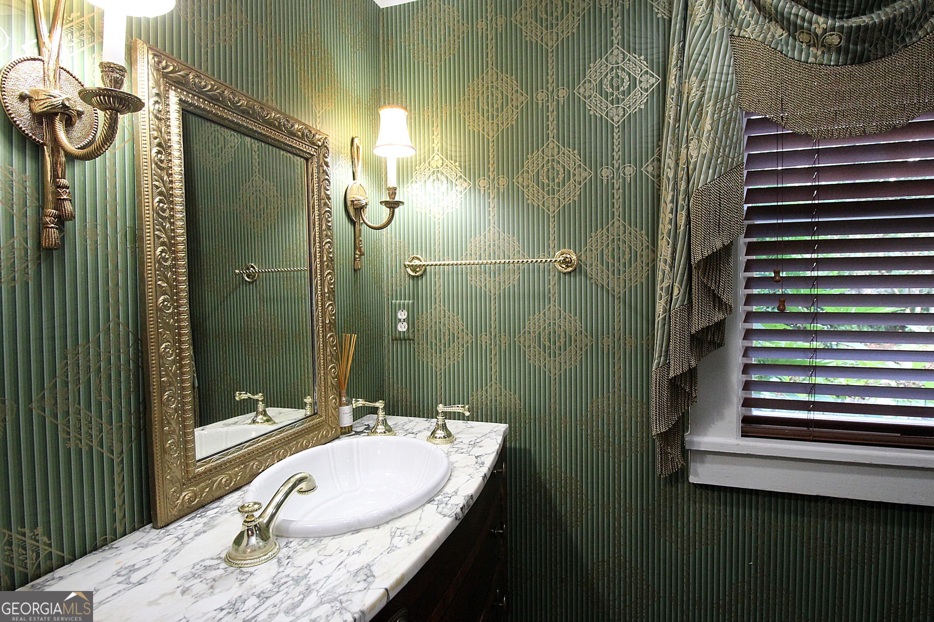 320 East 3rd Avenue Rome, GA 30161 - Photo 59 of 152 a bathroom with a granite countertop sink a toilet and shower