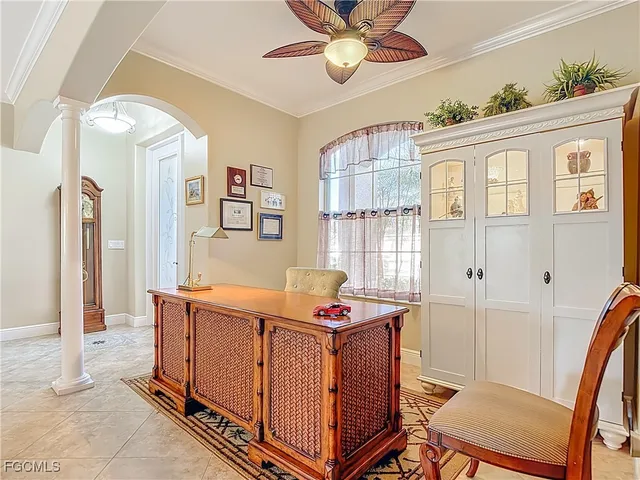 a very nice looking room with a large window