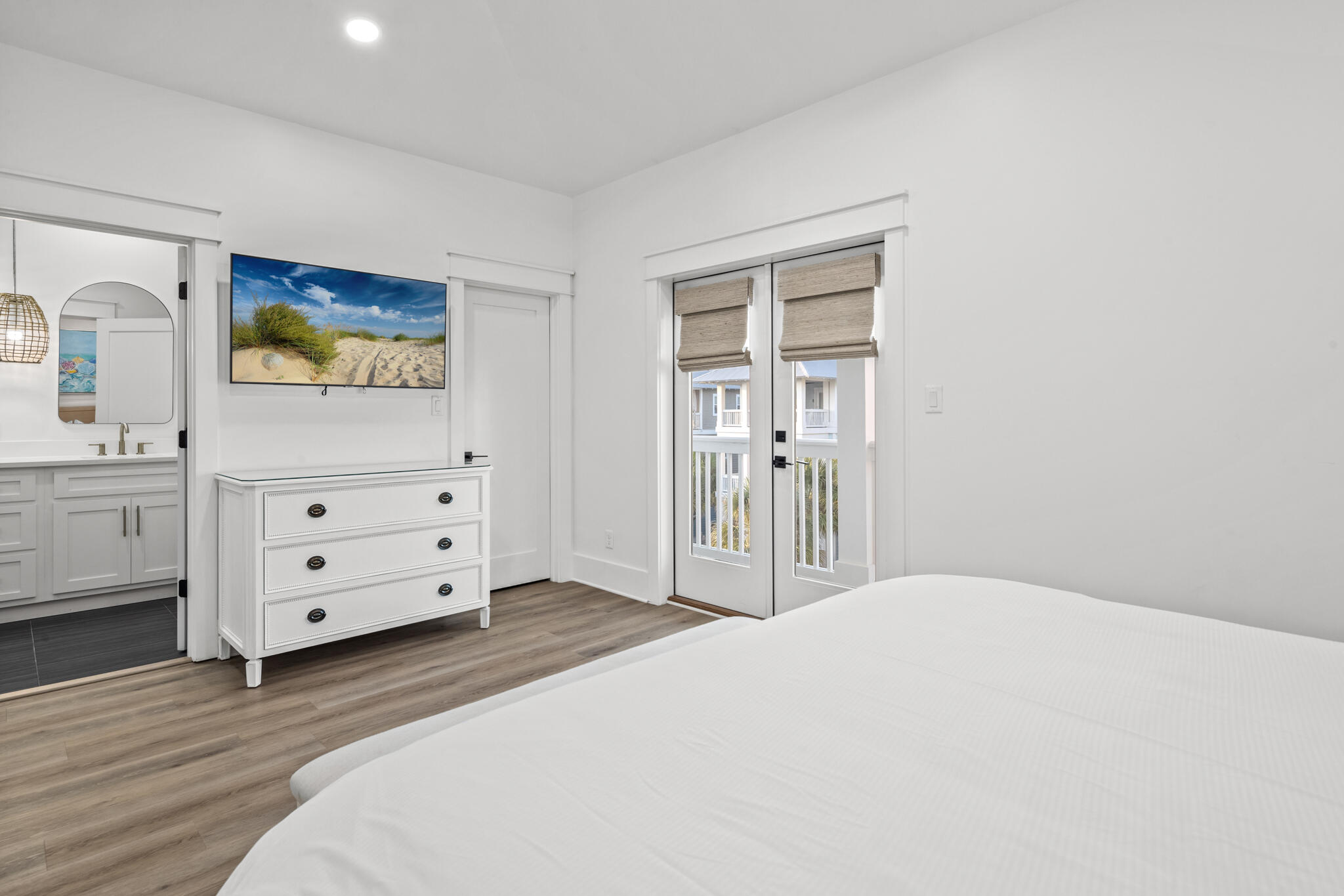 70 Trigger Trail East Inlet Beach, FL 32461 - Photo 47 of 67 a bedroom with a bed and a dresser