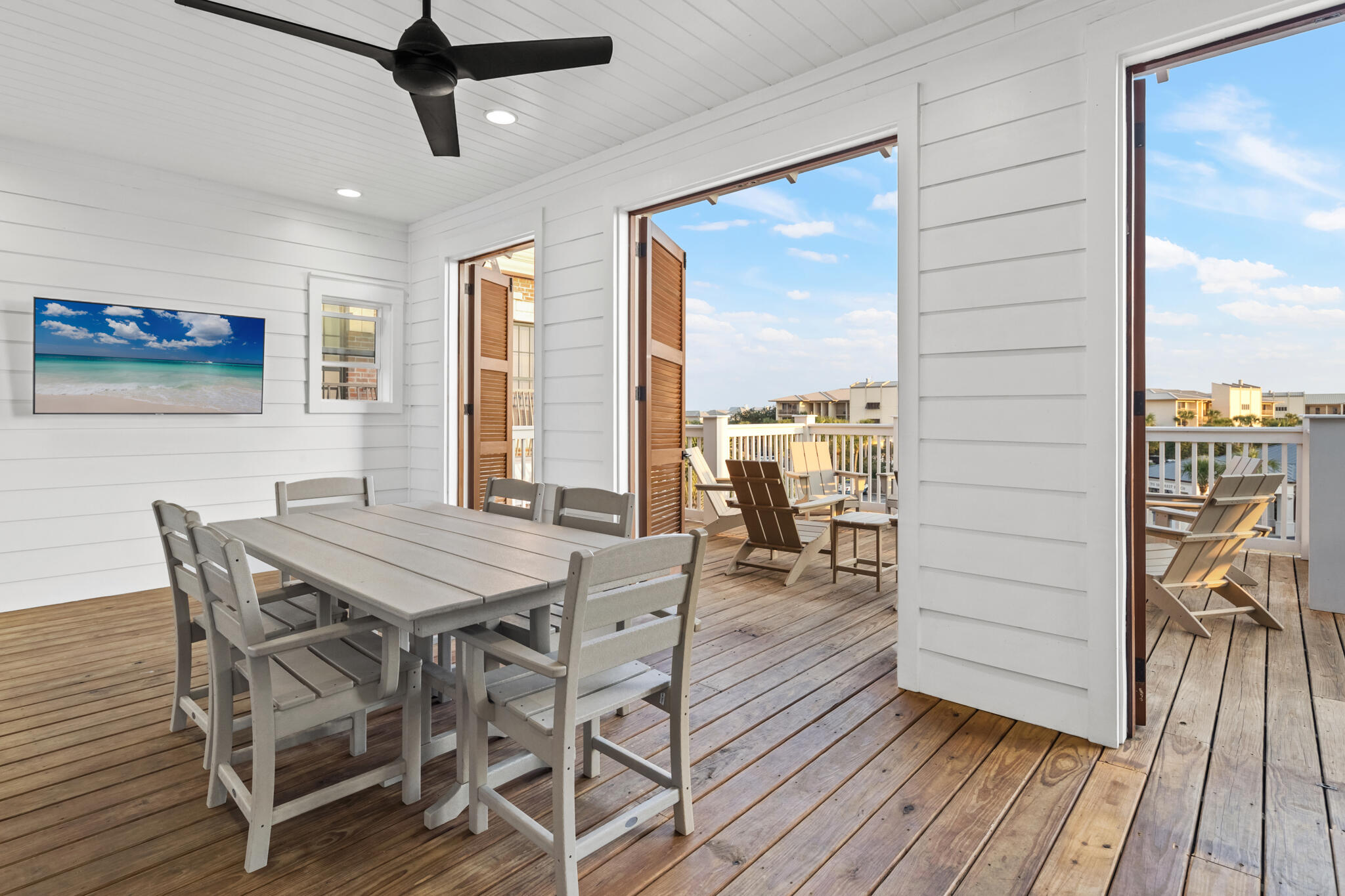 70 Trigger Trail East Inlet Beach, FL 32461 - Photo 53 of 67 a dining room with furniture window wooden floor