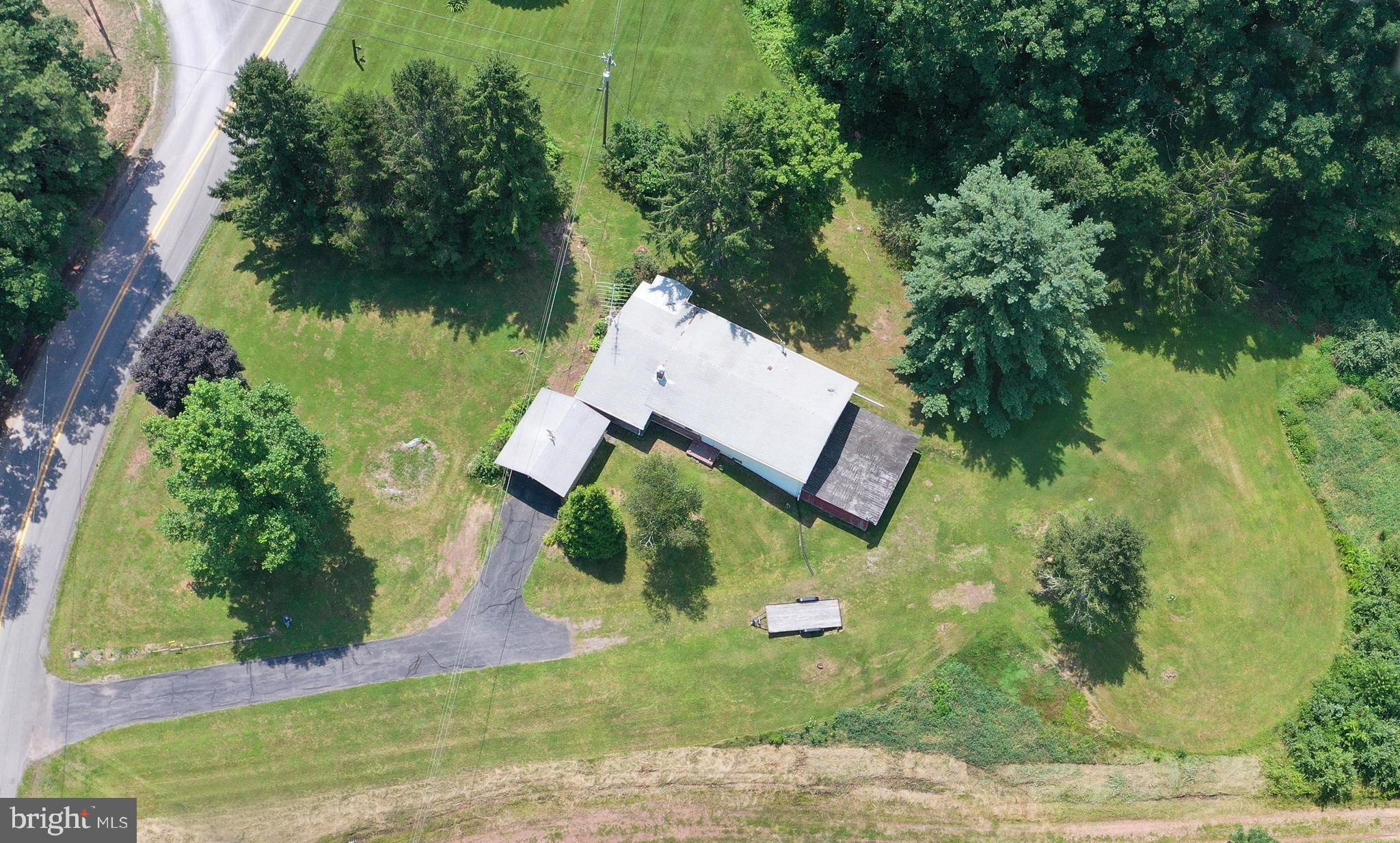 500 Dunmore Ridge Road Augusta, WV 26704 - Photo 5 of 43 Aerial view of lot