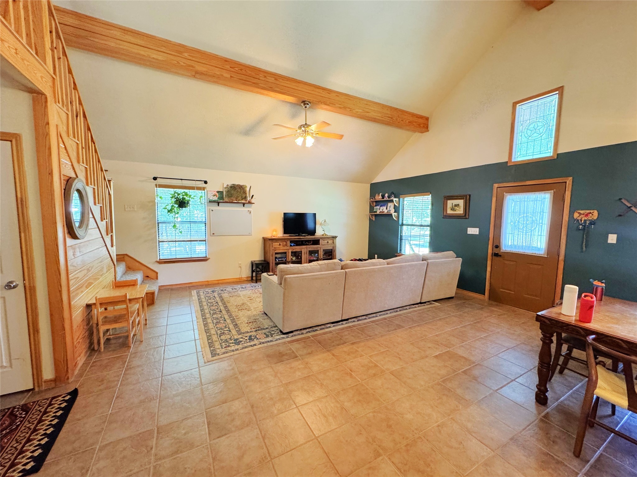 798 Port Boulevard Trinity, TX 75862 - Photo 7 of 31 a living room with furniture and a flat screen tv