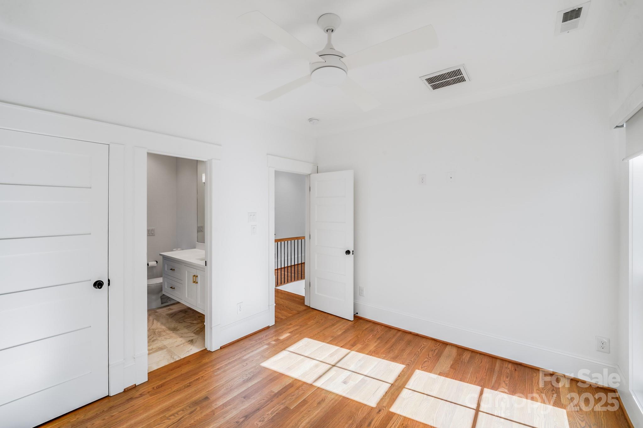 6541 Gardner Lane Charlotte, NC 28270 - Photo 36 of 47 a view of hallway with wooden floor