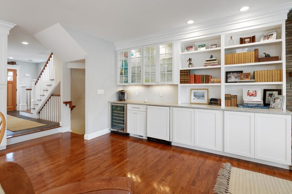 41 Kimball Beach Road Hingham, MA 02043 - Photo 18 of 42 a kitchen with stainless steel appliances cabinets and a large window